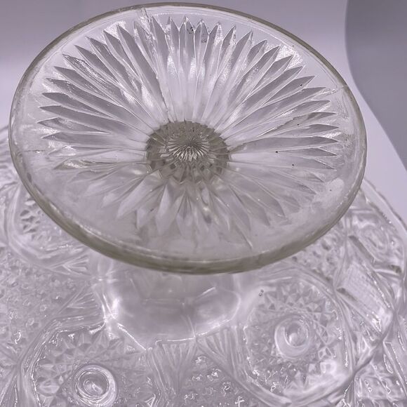 Cake Display Platter Made with Cut Glass (Perfect for Cupcakes too) - Picture 10 of 16